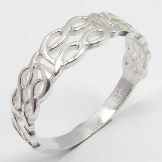 925 Sterling Silver Celtic Style Ring